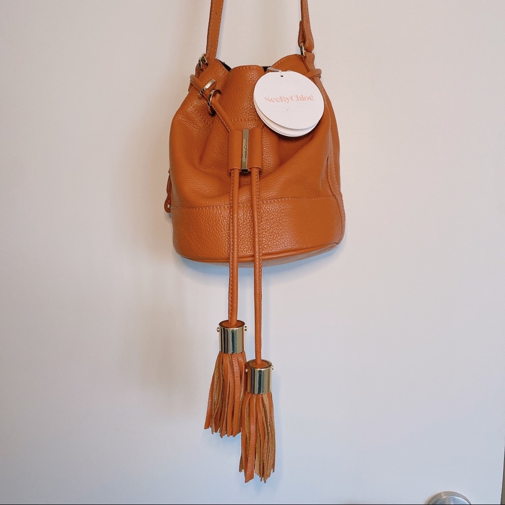NWT SeeByChloe Small Vicki Bucket Bag
